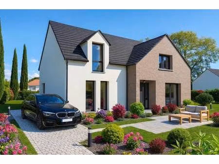 terrain avec maison neuve à vendre