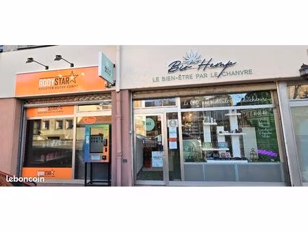 vente fonds de commerce boutique cbd avec espace nutrition sportive