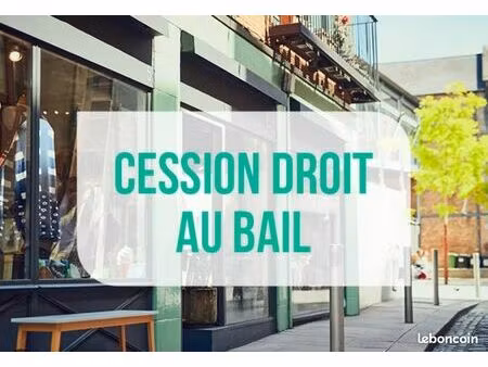 vente droit au bail commerce 90 69m2 centre historique