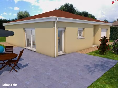terrain + maison - 83m² - 3ch - gg