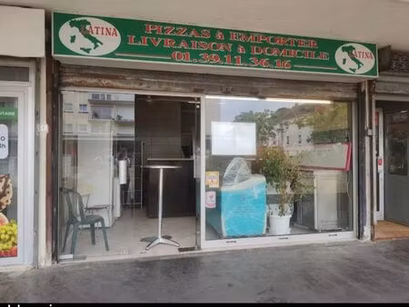 droit au bail – pizzeria latina – emplacement stratégique à achères