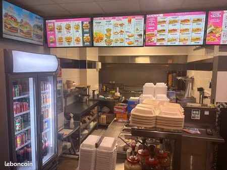 restauration rapide à vendre