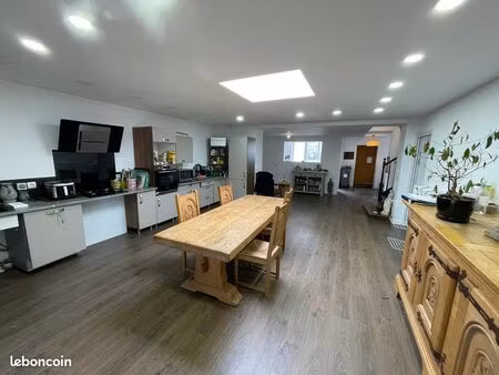 leers maison 1 mitoyenneté en semi plain pied pmr 170m² habitables sur une parcelle de 745