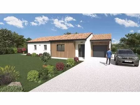 terrain avec maison neuve à vendre