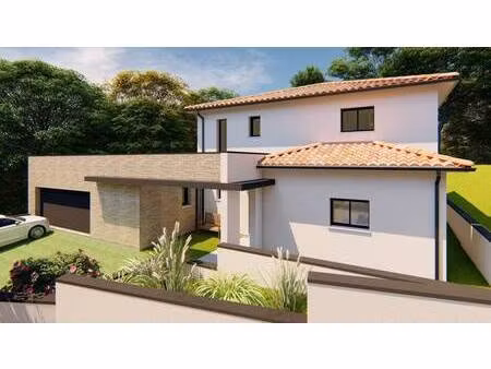 terrain avec maison neuve à vendre