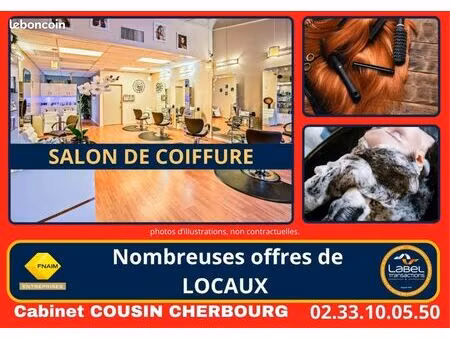fonds de commerce coiffure 55 m²