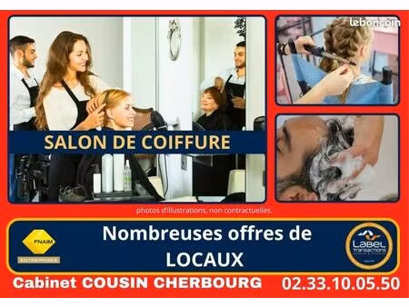 fonds de commerce coiffure 110 m²