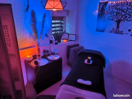 location cabinet bien-être / massage – tout inclus (draps & huiles)