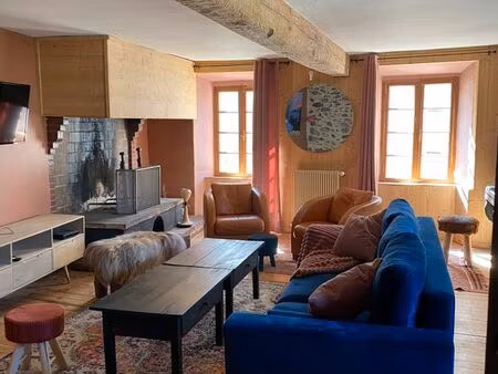 grande maison de village + petite maison attenante