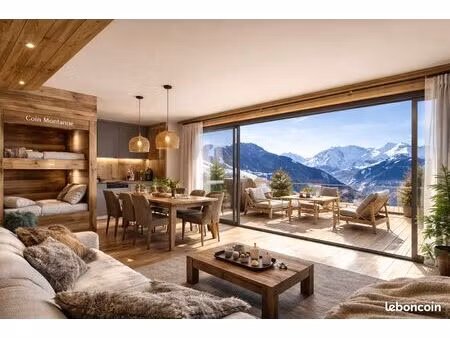 appartement neuf plein sud – vue panoramique – accès alpe d’huez à pied