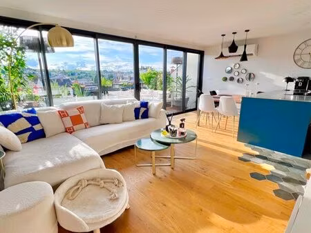 appartement t3 standing/meublé/terrasse/garage/ascenseur