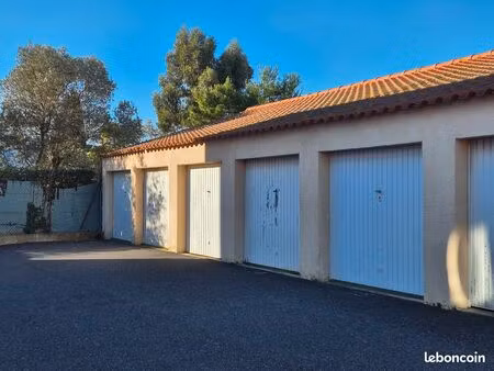 port canet plage garage individuel 13m2 avec mezzanine