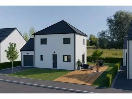terrain avec maison neuve à vendre