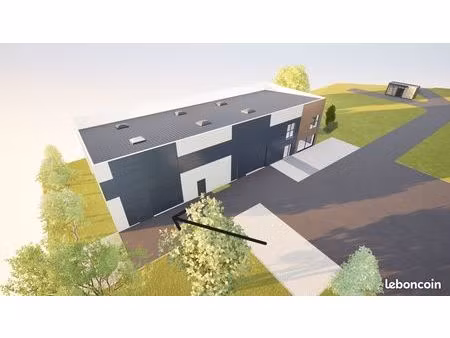 a louer local neuf 104 m² – hsp 7 m – porte 3 5 m – belbeuf zone dynamique