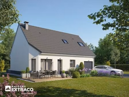 terrain avec maison neuve à vendre