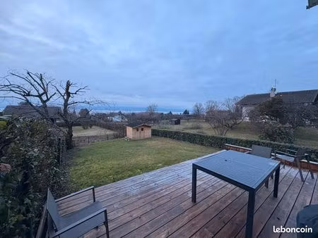 appartement rez de jardin vue lac