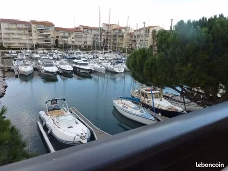 appartement t3 meublé + parking à canet-plage