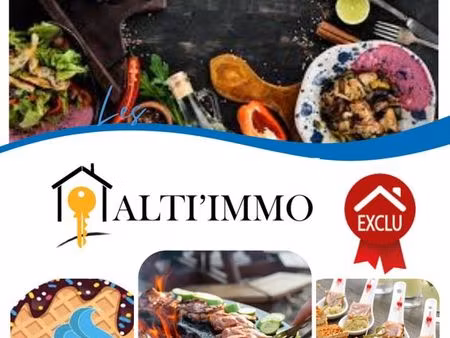 bar  restaurant  traiteur 64 m² bas-en-basset