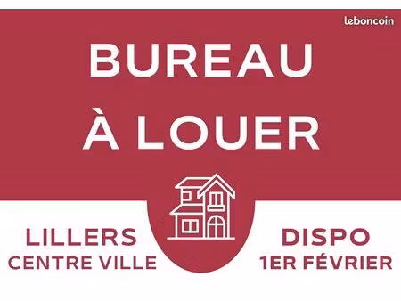 bureau à louer centre ville lillers