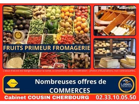 fonds de commerce alimentation 60 m²
