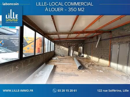 local commercial 350 m² lomme