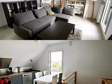 a louer appartement t2 meublé de 39m2 à arzon (le monteno) avec terrasse couverte - dispon