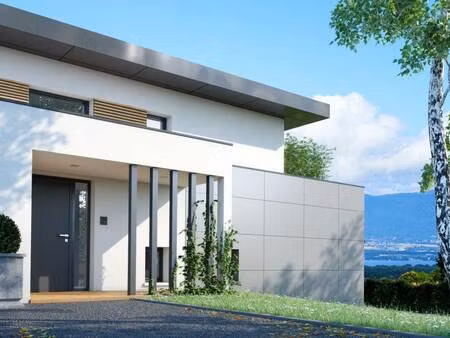 terrain avec maison neuve à vendre