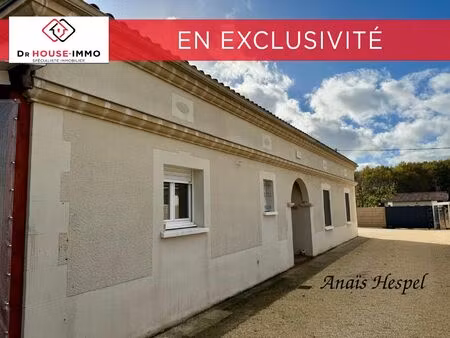 maison contemporaine rénovée – 4 chambres – jardin – targon