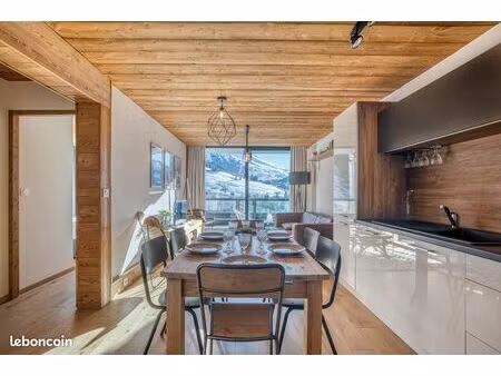 appartement t3 - balcon + parking - proche centre la clusaz