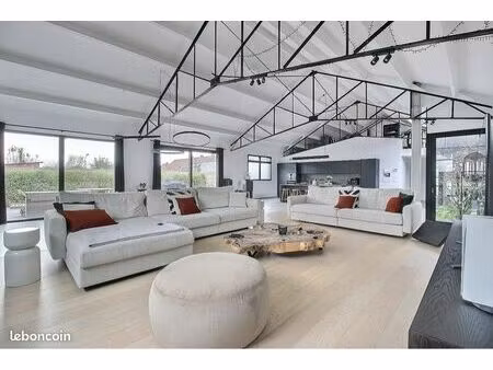 loft semi plain pied  on pose ses meubles  250m2  2 ch  2 sdb  extérieur  1 stationnement 