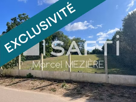 vente terrain à batir 1250 m² à rosoy (89100)  99 000 €