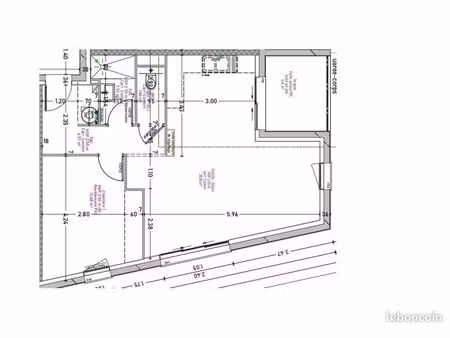 appartement 2 pièces 52 m²