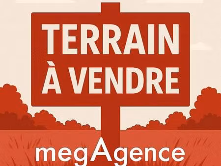 terrain constructible viabilisé à vendre