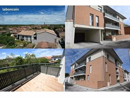 appartement t3 meublé – 60 m² – centre-ville de saint-lys – dernier étage – accès pmr