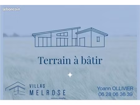 terrain 800 m² andernos les bains