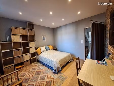 charmant t2 meuble de 40 m² rdc traversant chalets jeanne d'arc