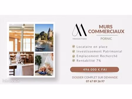 murs commerciaux à vendre – pornic