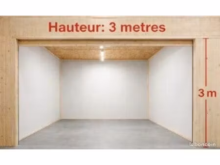location de box / garde meubles de 13 à 17 m² - 45 m³ sécurisé à st denis de pile (garage 