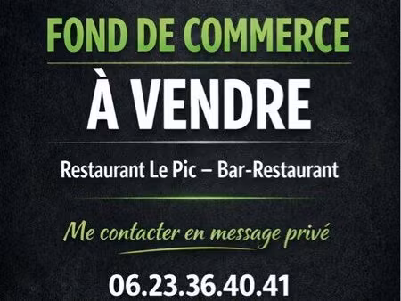 fond de commerce bar-restaurant