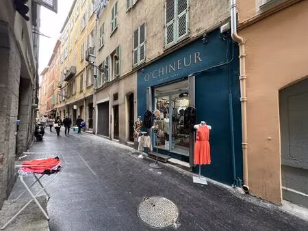 vieux nice – droit au bail - rue benoît bunico