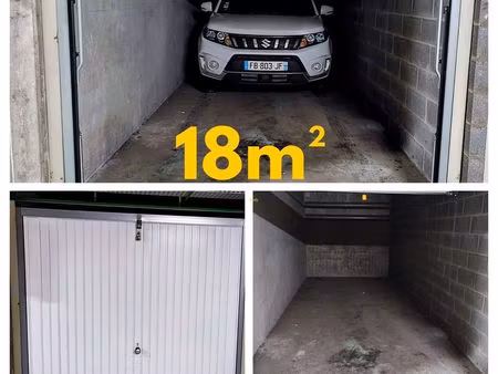 vente box fermé sécurisé 18 m² (profondeur 7.2m) – villeneuve d’ascq (v2 / pierre mauroy)