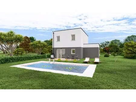 terrain avec maison neuve à vendre