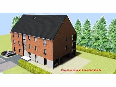 pour immeuble de 6 appartements à amay