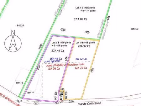 terrain à bâtir sis à boussu-en-fagne