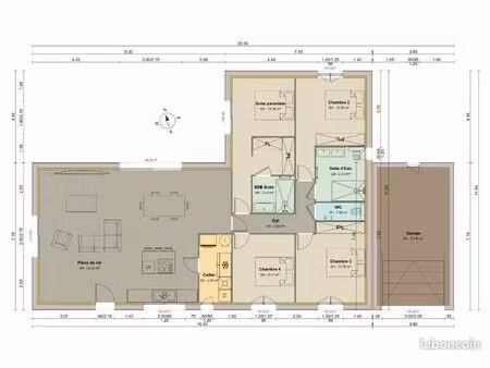 maison 5 pièces 120 m²