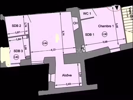 appartement de 59 83 m² à saillans