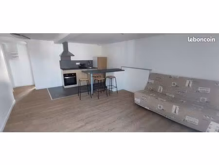 t2 meublé 40 m² centre muzillac
