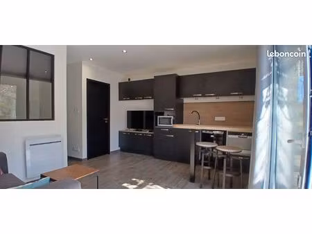 à louer – studio 25 m² tout équipé avec grande terrasse