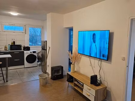 t3 57m² tourcoing - cuisine ouverte - 2 chambres + placards - 600 + 90 charges