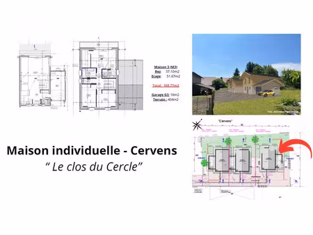 maison à vendre cervens